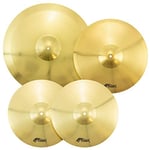 Tiger Drum Cymbal Set - 16â€ Crash, 20â€ Ride & 14â€ Hi-Hats