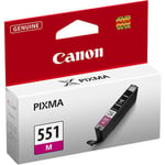 Canon Bläckpatron, PIXMA CLI-551 M, 6510B001, ChromaLife100+, magenta, singelförpackning