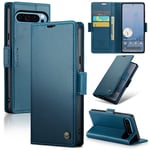 CaseMe Google Pixel 9 Pro XL Slimmat RFID-plånboksfodral, Blå