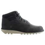 Kickers Kick Rover Lace-Up Grey Smooth Leather Mens Boots 1 15922