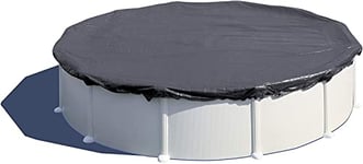 Gre CIPR551 - Bâche d'hiver pour piscine ronde de 550 cm de diamètre, couleur noire
