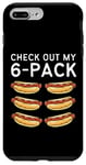 Coque pour iPhone 7 Plus/8 Plus Check Out My Lot de 6 Hot Dog Funny Hot Dogs pour les fans de gym