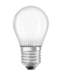 OSRAM Lot de 6 x Ampoules LED, Culot E27, Blanc chaud, 2700 K, 4 W équivalent 40 W, dépolie, PARATHOM Retrofit, Forme sphérique