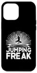 Coque pour iPhone 12 Pro Max Jumping Freak Trampoline Trampoline Jump Trampolinist Jump Trampolining