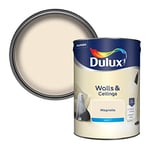 Dulux Matt Emulsion Paint For Walls And Ceilings - Magnolia 5 Litres