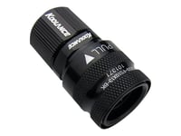 Koolance Qd3 Female Quick Disconnect No-Spill Coupling, Compression For 10Mm X 13Mm (3/8In X 1/2In) - Koppling Till Vätskekylsystem - Svart