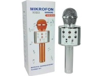W&amp K Leksaksmikrofon JYWK369-2 silver