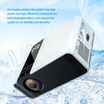 HD LED 4K Projector WiFi BT 1080P With Remote Control 110-240V (AU Pl FST