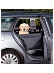 Trixie Car seat cover narrow with side panels divisible 0.5 × 1.45 m black/beige
