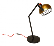 Bordslampa med koppar färg