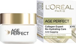 LOreal Rehydrating Collagen Peptides Enriched Eye Cream Age Perfect Anti-Sagging