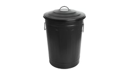 Poubelle cuisine 40L RETRO coloris noir