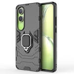 SKALO OnePlus Nord CE4 Lite 5G Armor Hybrid Metallring skal - Svart Svart