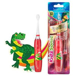Brush Baby KidzSonic Toddler and Kid Electric Toothbrush for Ages 2- 3 - 4 - 5 -