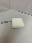 White Armour Shell Rubber SD MS Pro Mini XD 3D Memory Card Holder Key Ring