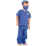 Pretend to Bee 8775 Costume de médecin de chirurgien, haute qualité, pour enfants de 3 à 5 ans, déguisement pour filles et garçons, unisexe, jeu de rôle pour enfants, bleu