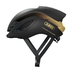 ABUS GameChanger Racing Bike Helmet - Aerodynamic Cycling Helmet with Optimal Ventilation for Men and Women - Movistar 2020, Black Gold, Size M
