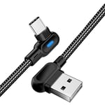 Câble USB C Qinzhi Jia [3,3 ft / 6,6 ft] 3,1 a Câble de charge rapide USB C (1,6 + 4 + 10 pieds) pour Samsung Galaxy S21 S20 S10 S9 S8 Plus Note LG