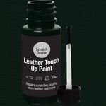 DARK GREEN Leather Touch Up Paint 15ml bags, shoes, purses, furniture, cars etc