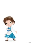 Disney Princess Prov. Belle 4" Figure Patterned Jada Toys