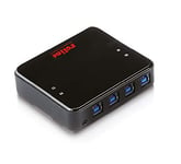 ROLINE USB 3.0 Boîtier switch Box avec câbles - manuel - 4 ports USB - 4 PCs - Plug and Play