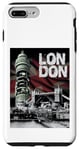 Coque pour iPhone 7 Plus/8 Plus Tour du bureau de poste touristique de Londres