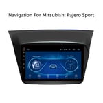 GPS 9 Pouces Nav Voiture Lecteur - pour Mitsubishi Pajero Sport 2013-2017 Navigation Radio Multimédia Autoradio 2 Din, avec Bluetooth WiFi Mirrored Liens Écran Tactile