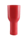 NELCO Flatstiftshylsa 1,5 mm röd helisolerad hona, 10-pack