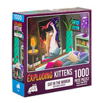Exploding Kittens Jigsaw Puzzles for Adults -Cat In The Mirror - 1000 Piece Jigsaw Puzzles For Family Fun & Game Night
