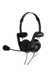 Koss PortaPro Communication Headset On-Ear Mic Black