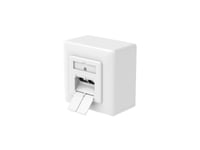 Hama 00300029, 2 X Rj-45, 6A, Skruvar, Vit, 1 Styck
