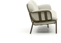 Joncols, Udendørs 3-personers sofa, moderne, nordisk, metal by Kave Home (H: 72 cm. x B: 224 cm. x L: 80 cm., Grøn)