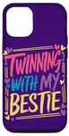 Coque pour iPhone 15 Twinning Avec Ma Meilleure Amie - Twin Matching