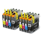 8 Ink Cartridges (Set) for use with Brother DCP-J752DW, MFC-J4710DW, MFC-J6920DW