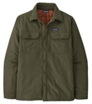 Patagonia M's Insulated Organic Cotton MW Fjord Flannel Basin Green