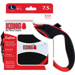 Kong KONG - Retractable leash Explore L 7,5M Tape Red max 50Kg (608.1220)