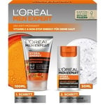 L'Oréal Paris Men Expert Collection Hydra Energy Presentset Uppfriskande tvättgelé wake-up kick 100 ml + 24H anti-fatigue moisturizer 50 1 Stk.