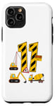 iPhone 11 Pro 11th Birthday Construction Outfit Boy 11 Years Old Eleven Case