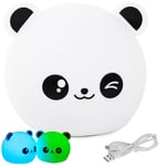 Laddningsbar nattlampa i silikon - Panda
