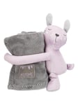 Trixie Junior cuddly set blanket/rabbit plush 75 × 50 cm grey/light lilac