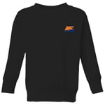 Back To The Future 35 Hill Valley Front Kids' Sweatshirt - Black - 3-4 Years - Black