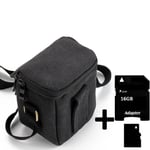 For Canon EOS M50 Mark II Camera Shoulder Case Bag weather protective + 16GB Mem