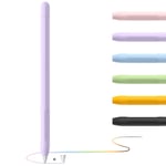 YINVA Case for Apple Pencil Grip for Apple Pencil Skin Holder for Apple Pencil 1st Generation Cover Sleeve for Apple Pencil with Protective Nib Cover for iPad Pencil (1st generation, 1st purple)