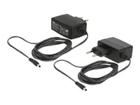 Delock Extender Rs-232 Db9 Female Rj45 Female To Rs-232 Db9 Male Rj45 Female - Utökat Temperaturintervall - Seriell Förlängningskabel - Rs-232 - Upp Till 1200 M