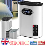 1.2L Large Dehumidifier Portable Quiet Home Air Dryer for Mould Moisture Damp UK