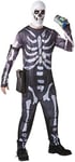 Rubie's Fortnite Skull Trooper Adult Costume Fancy Dress Medium Chest 38-41"