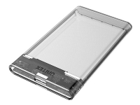 Unitek DisGuard Limpid R - USB3.1 SATA6G 2.5 HDD/SSD Hard Disk Enclosure - Förvaringslåda - 2.5 - SATA 6Gb/s - USB