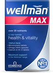 Wellman Max - 84 Tablets/Capsules Omega 3.6.9 Calcium, Vit D