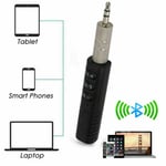 3.5mm Phone To Aux Bluetooth Wireless Car Stereo Music Receiver Adapter With Mic
