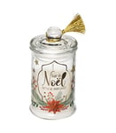 Feeric Christmas - Bougie Parfumée dans Pot en Verre avec Pompon D 6 cm